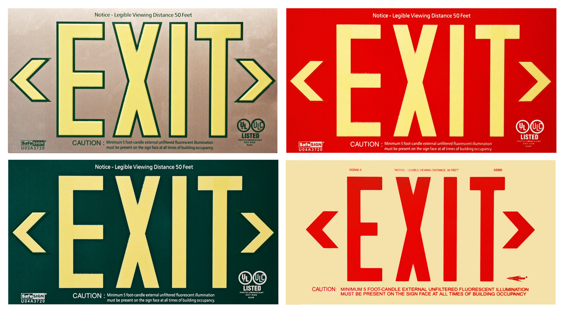 UL 924-Listed Exit Signs « SUMA Industries